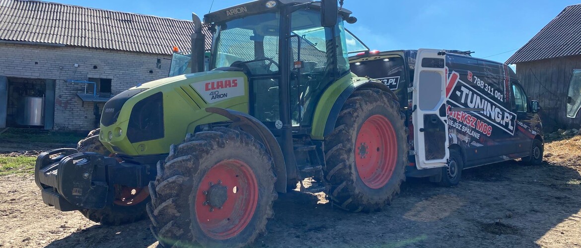 Claas Arion 410 - zwiększenie mocy