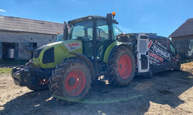 Claas Arion 410 - zwiększenie mocy