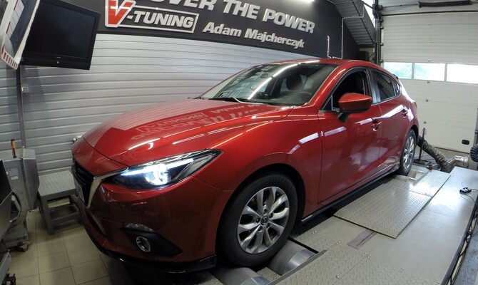 Mazda 3 2.0i 120KM Skyactiv - podniesienie mocy / odblokowanie