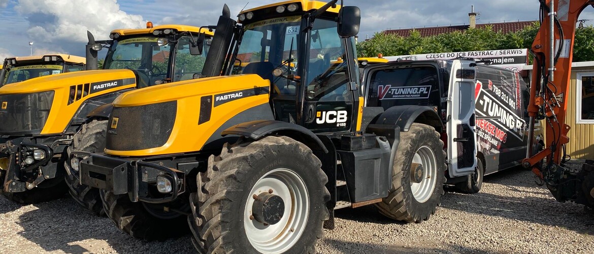 JCB Fastrac 2155 - podniesienie mocy