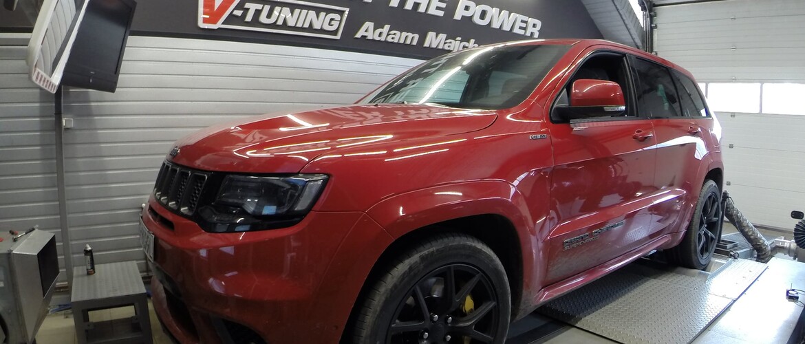 Jeep Grand Cherokee Trackhawk 6.2l Kompresor 707KM - Chip Tuning oraz usunięty Speed Limiter 