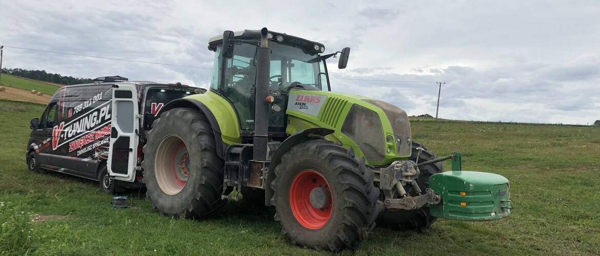 Claas Axion 840 - zwiększenie mocy