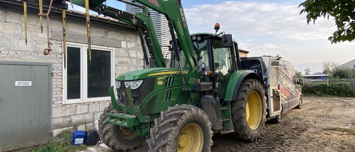 John Deere 6115M - zwiększenie mocy / zmniejszenie zużycia paliwa