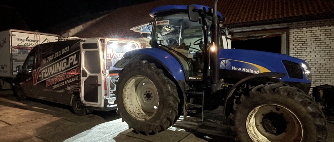 New Holland T6030 - zwiększenie mocy / zmniejszenie zużycia paliwa