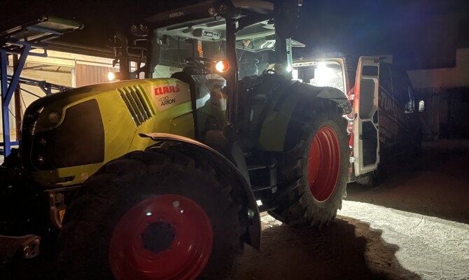 Claas Arion 430 - zwiększenie mocy / zmniejszenie zużycia paliwa