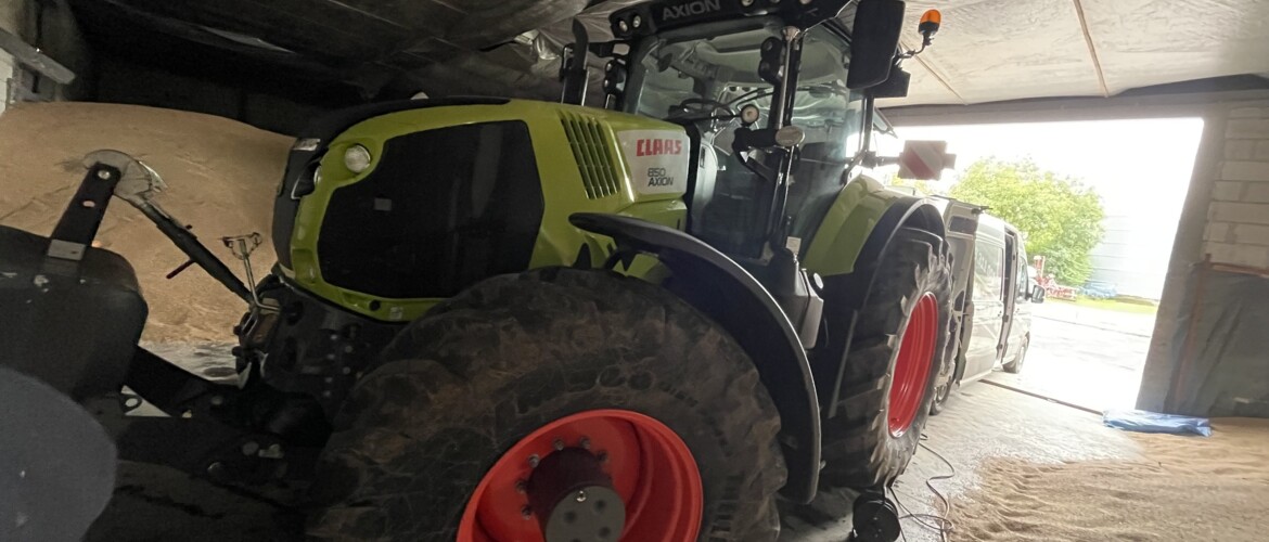 Claas Axion 850 - zwiększenie mocy / zmniejszenie zużycia paliwa