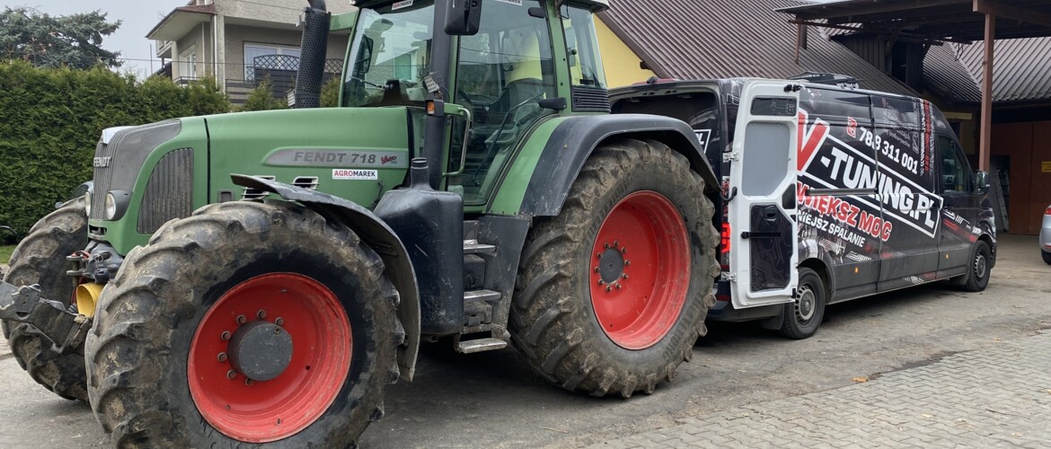 Fendt 718 - zwiększenie mocy oraz zmniejszenie zużycia paliwa