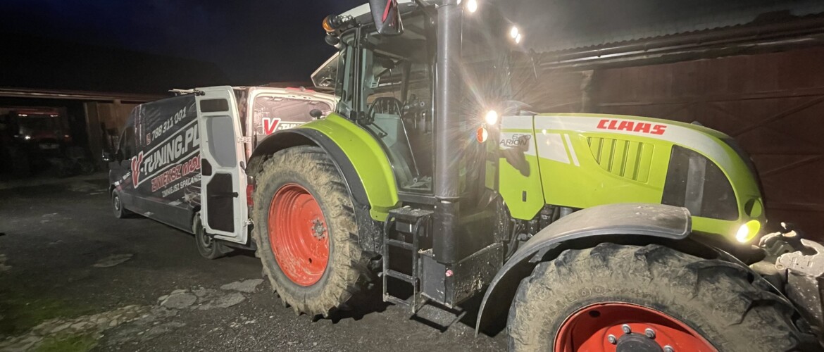 Claas Arion 620 - zwiększenie mocy oraz zmniejszenie zużycia paliwa