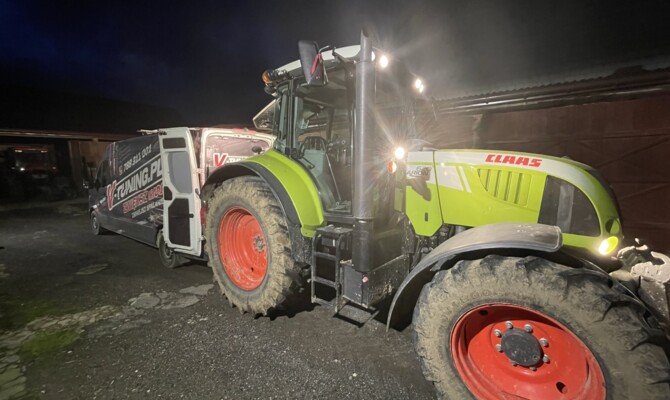 Claas Arion 620 - zwiększenie mocy oraz zmniejszenie zużycia paliwa