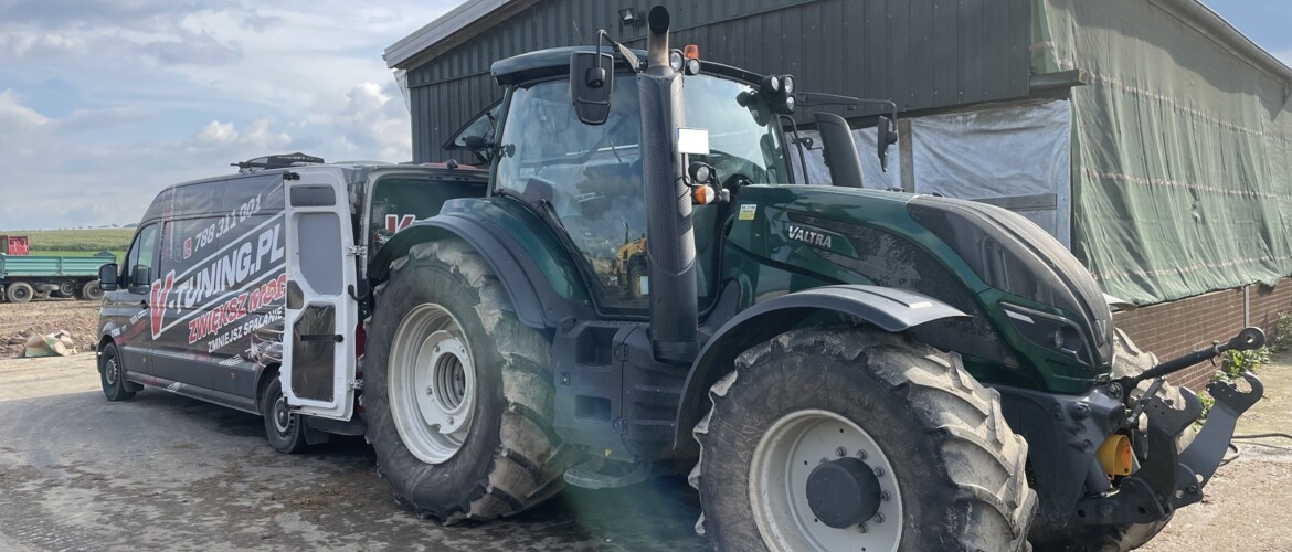 Valtra T234 - zwiększenie mocy, zmniejszenie zużycia paliwa oraz wyłączenie systemu SCR Adblue.