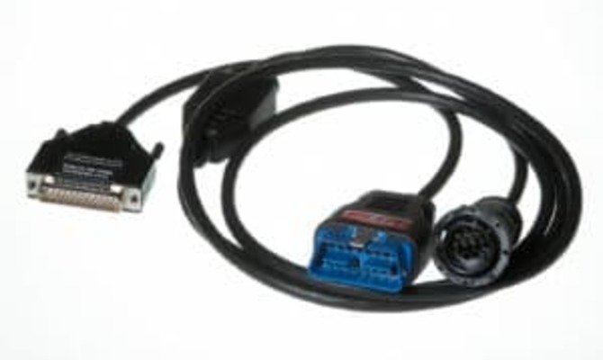 9-pin cable and OBDII Standard cable for TEMIC MB ACTROS 144300K249