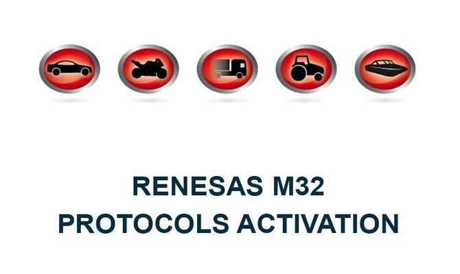 14KTMA0008 BDM Bootloader RENESAS M32 Protocol Package for K-TAG MASTER Device