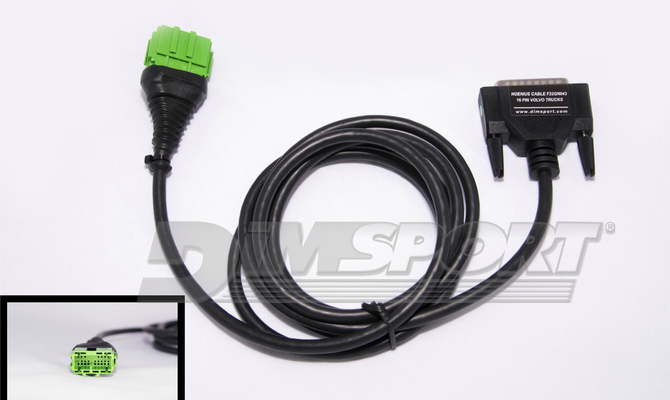 Cable VOLVO TRUCK (MWM engines, EDC7C1/C2)/VOLVO PENTA 16 pin F32GN043